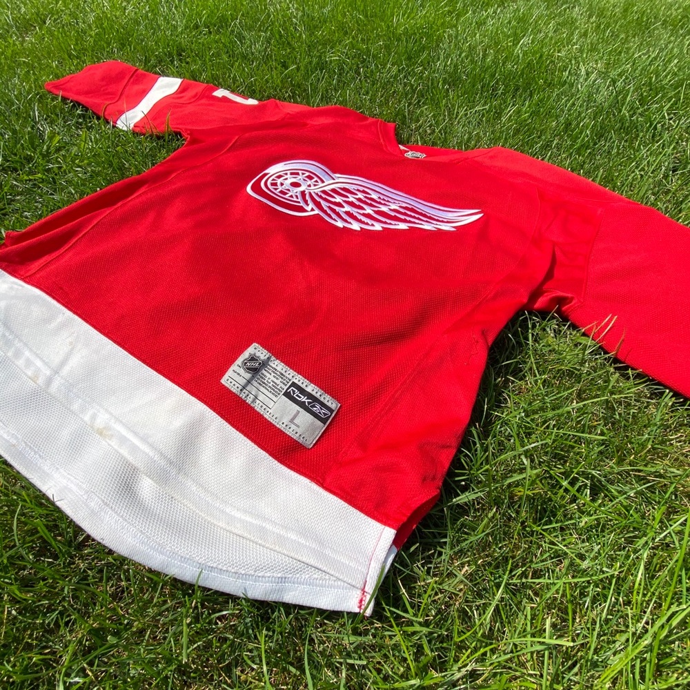 Detroit Red Wings 81 Marian Hossa Home Jersey